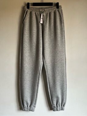 NWT J Crew Scuba Knit Jogger Pant Size XS Heather Grey Sweatpants $118 CO022